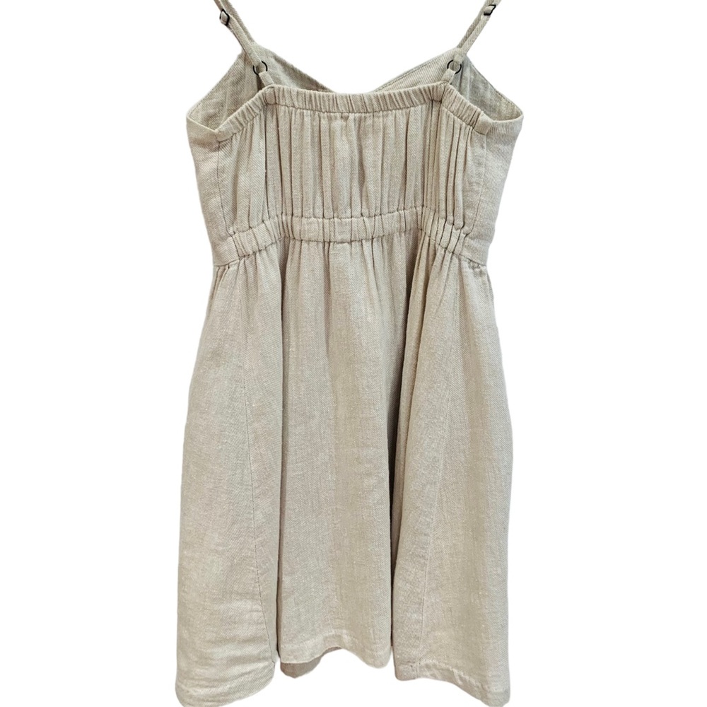 Urban Outfitters COPE Linen Blend Dress in a Natural Color sz XS - Picture 11 of 13